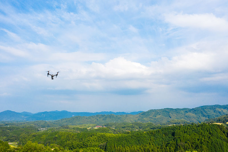 ドローンによる空撮